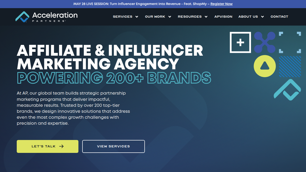Resources from industry leaders like Acceleration Partners detail important Key Performance Indicators for affiliate marketing success.