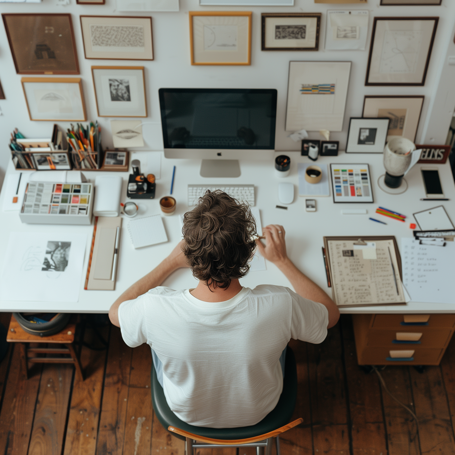 An individual meticulously completing the setup steps for a new Facebook Business Page to ensure a strong foundation.