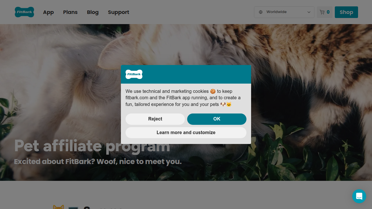 The Fitbark affiliate program is an example for recommending tools that help pet owners improve their dog's fitness.