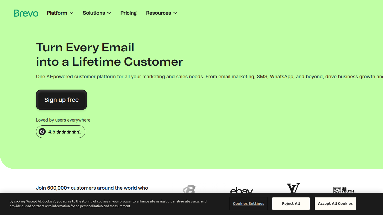 Brevo offers email automation tools that help manage and send email nurture sequences effectively to subscribers.