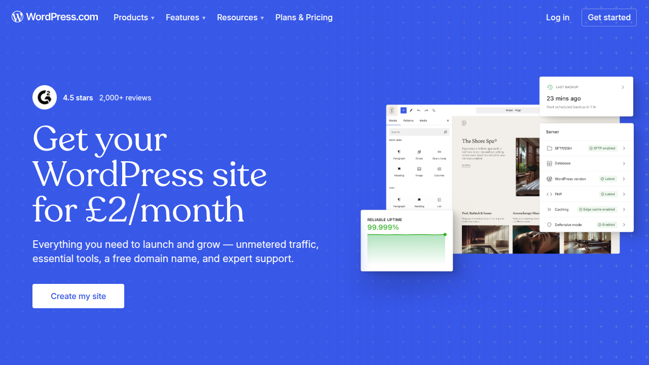 WordPress, a popular Content Management System, provides templates that simplify website setup and content organization for businesses.