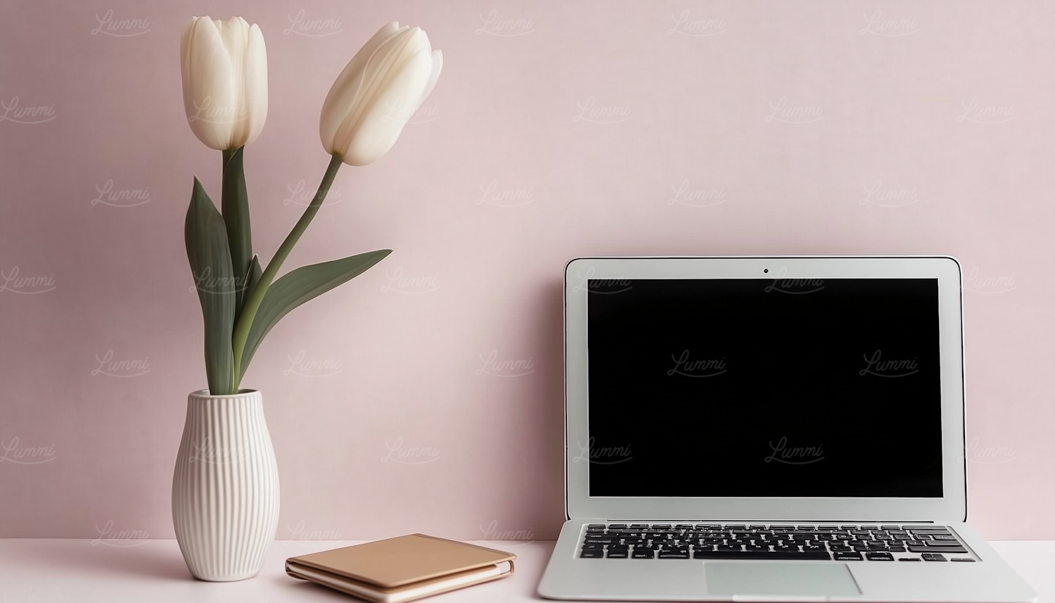 A candid scene of two marketers discussing potential business partners over a laptop — evokes the challenge of vetting affiliates.