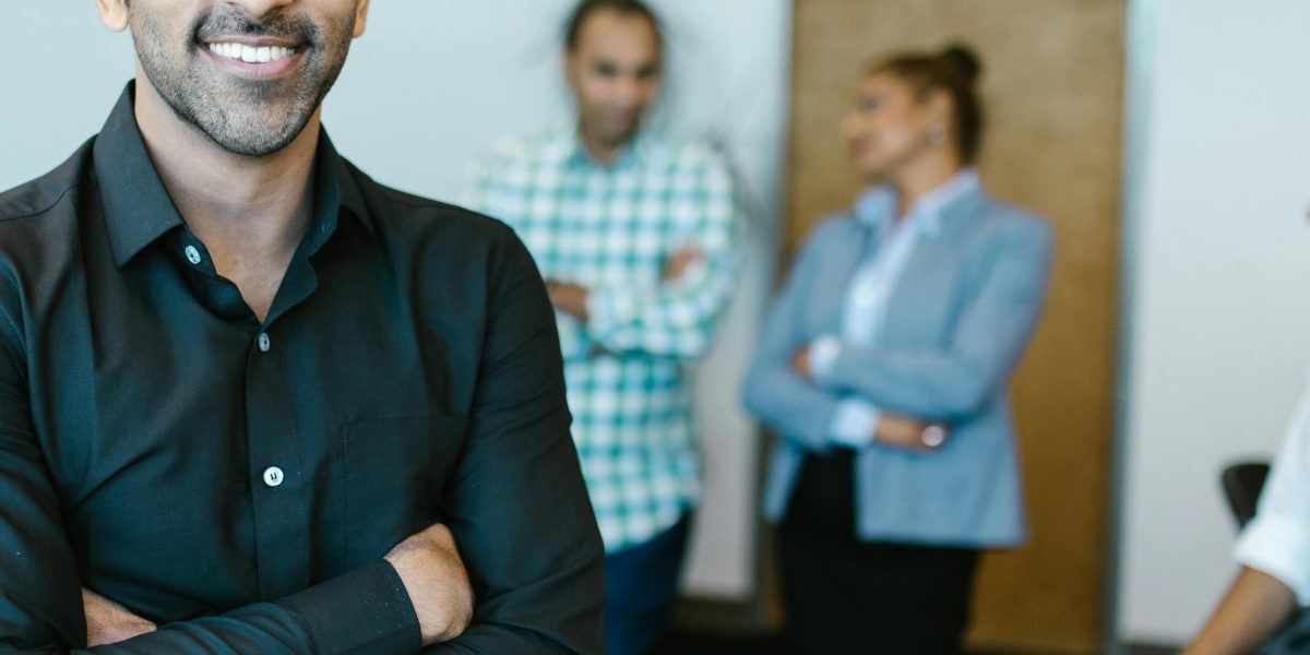 A person looking confident, symbolizing the smoother prospecting achieved by avoiding common mistakes and building trust.