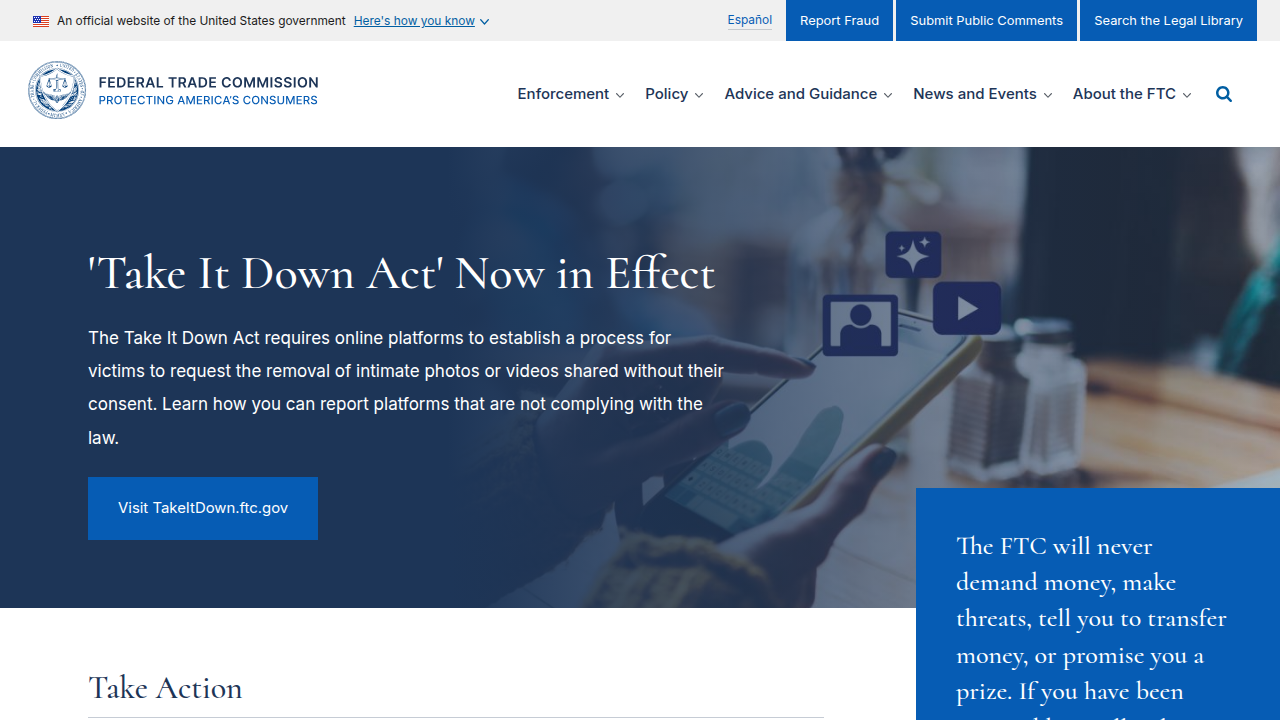 The U.S. Federal Trade Commission (FTC) provides guidelines for clear disclosures in online content.
