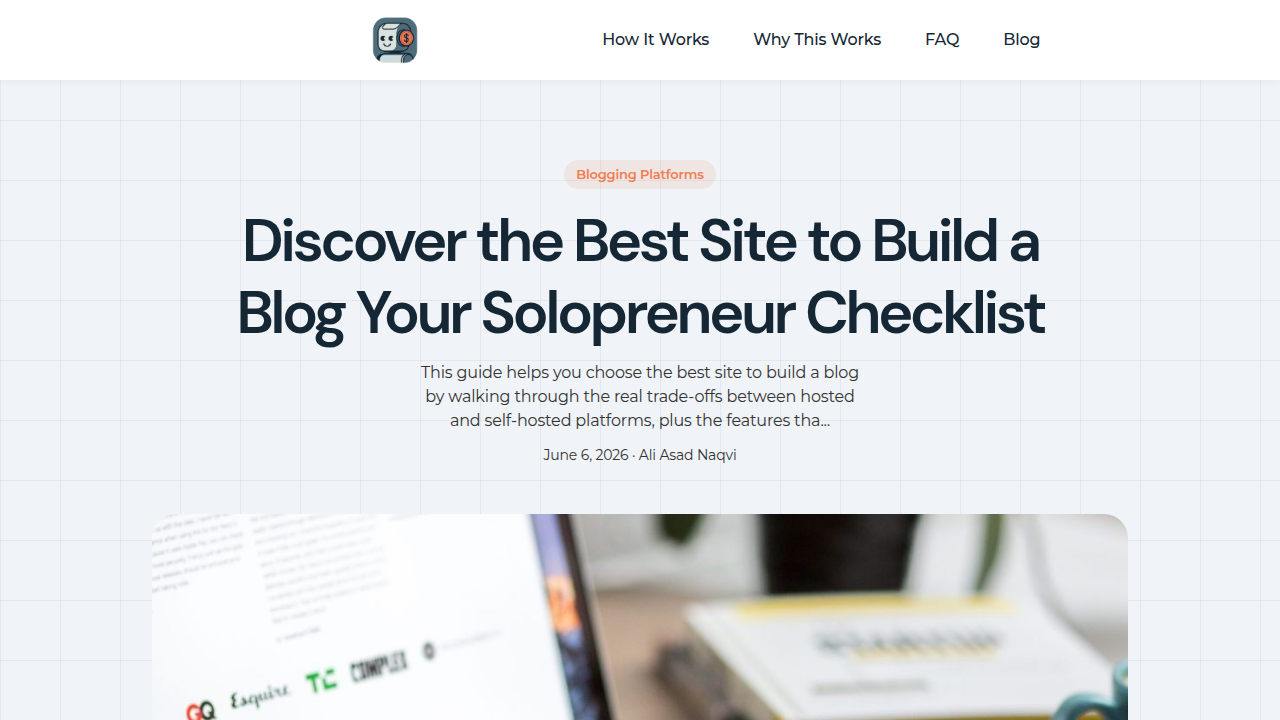 A structured guide helps solopreneurs build a strong foundation for their online business.