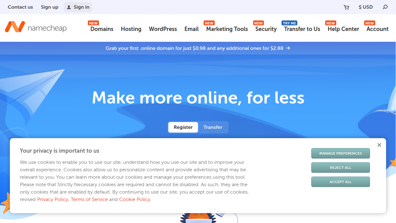 Namecheap is a popular domain registrar often considered for transfers due to its competitive pricing and included features.