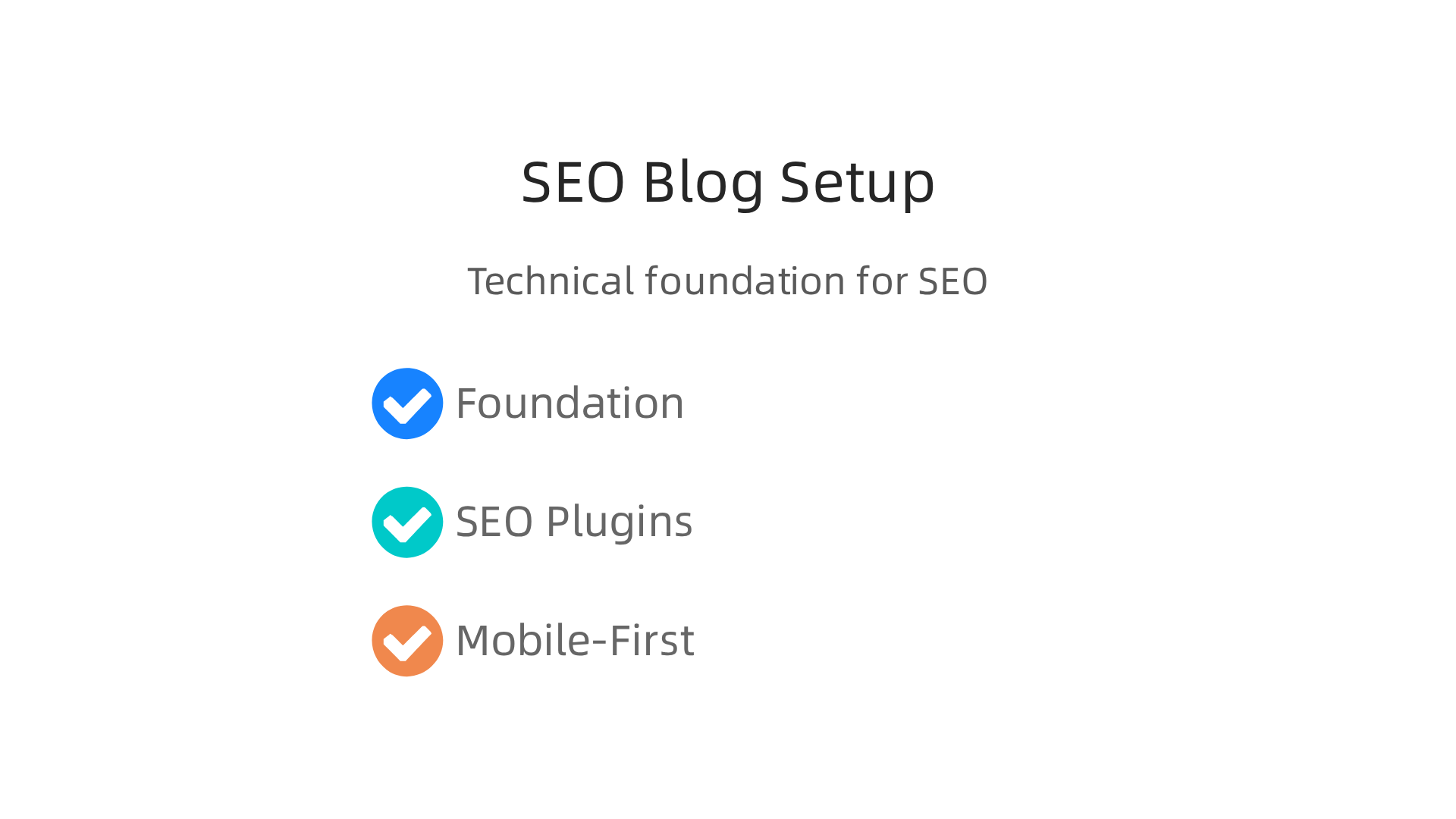 Laying a strong technical foundation ensures search engines can find and rank your content effectively.